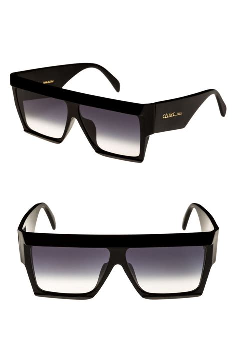 celine audrey polarized sunglasses|celine 60mm flat top sunglasses.